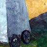 Edifice, 2004, acrylic on paper. 42x59cm